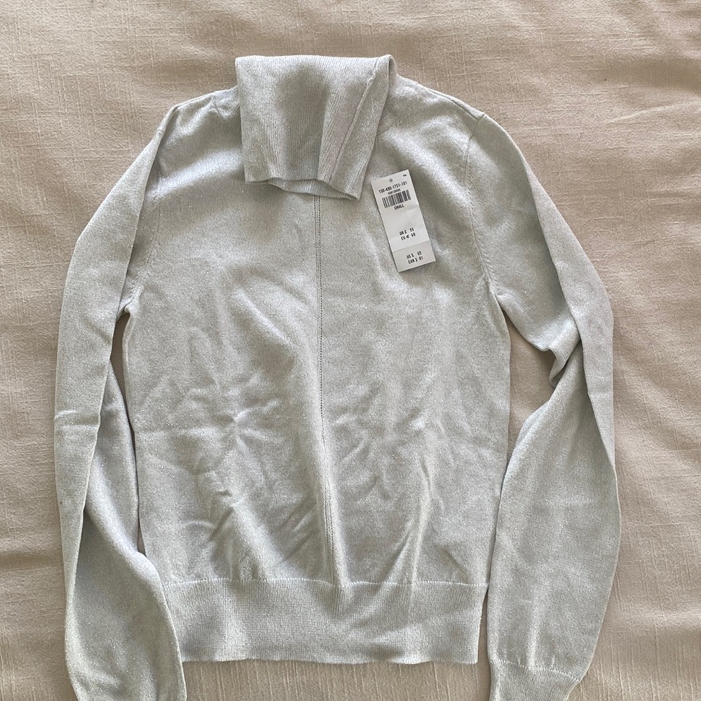 Silver Abercrombie turtleneck